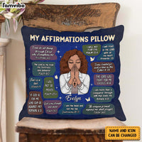 Personalized Gift For Daughter Christian Affirmations Pillow 30683 thumb 1