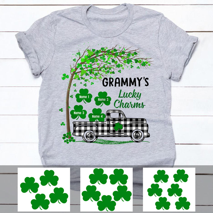 Personalized Patrick Day Irish Grandma T Shirt JR273 65O57 1