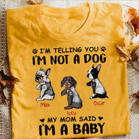 Personalized Dog I'm A Baby T Shirt SB252 81O53 thumb 1