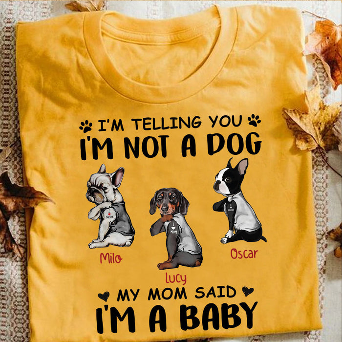 Personalized Dog I'm A Baby T Shirt SB252 81O53 1