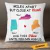 Personalized Family Long Distance Close At Heart Pillow DB63 95O23 1