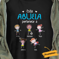 Personalized Abuelo Abuela Spanish Grandma Grandpa Belongs T Shirt AP85 73O58 thumb 1