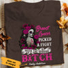 Personalized Skull Girl Breast Cancer T Shirt AG254 85O47 1