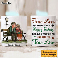 Personalized Couple Gift There Is No Ending To True Love Mug 31242 thumb 1