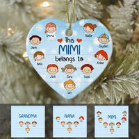 Personalized This Grandma Belongs  Ornament OB85 81O47 thumb 1
