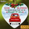 Personalized Love Couple Red Truck Christmas Heart  Ornament OB171 87O47 1