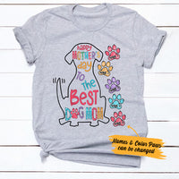 Personalized The Best Dog Mom Grandma T Shirt MR101 65O36 thumb 1