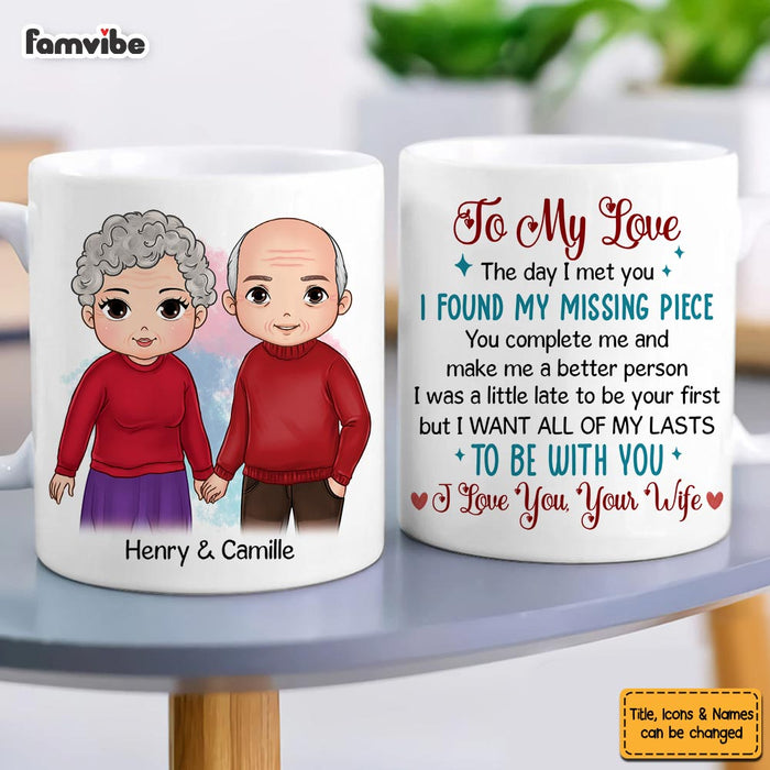 Personalized Couples Gift The Day I Met You Mug 31124 1