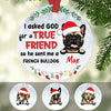 Personalized I Asked God Dog Christmas  Ornament OB221 30O53 1