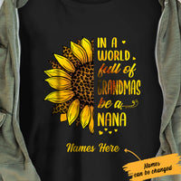 Personalized Grandma Sunflower T Shirt NB262 85O57 thumb 1