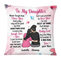 Personalized Gift For My Daughter Butterfly Hug This Pillow DB124 30O53 thumb 1