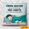 Personalized French Cat Mom Chat Pillow MR302 29O47 1