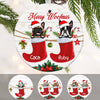 Personalized Merry Woofmas Dog Christmas  Ornament OB51 73O34 1