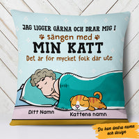Personalized Swedish Cat Katt Pillow AP72 29O47 (Insert Included) thumb 1
