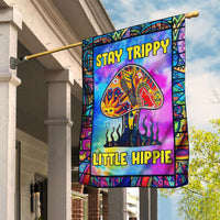 Stay Trippy Little Hippie Mushroom Flag JL72 81O34 thumb 1