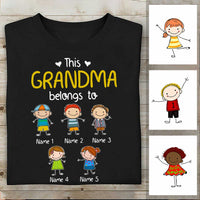Personalized Grandma Belongs T Shirt OB222 81O34 thumb 1