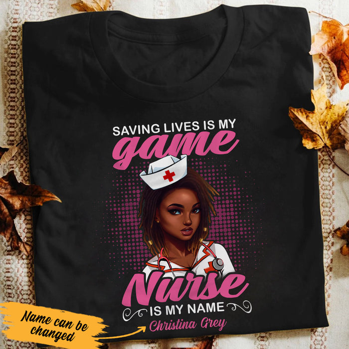 Personalized BWA Nurse My Game T Shirt AG111 26O53 1