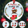 Personalized Dog Mom Favorite Gifts Christmas  Ornament OB203 30O58 1