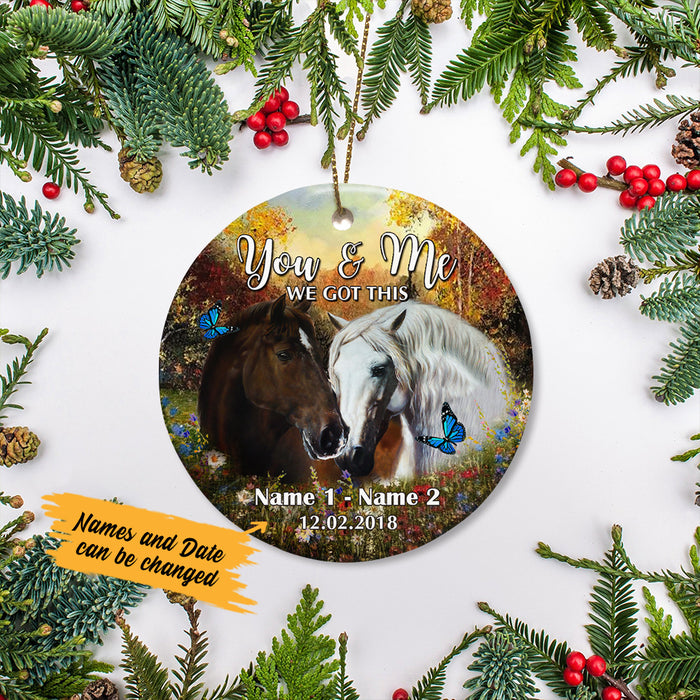 Personalized Horse Couple We Got This  Ornament SB151 67O57 1