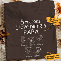 Personalized Grandpa T Shirt MY101 81O34 thumb 1