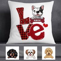 Personalized Dog Love Pillow JR222 73O58 (Insert Included) thumb 1