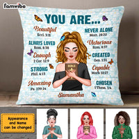 Personalized Gift For Daughter You Are Bible Verses Pillow 22700 thumb 1