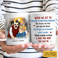 Personalized Couple Gift We Get To The End Of Our Lives Together Mug 31085 thumb 1