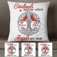 Personalized Angels Are Near Memorial Pillow SB235 30O34 (Insert Included) thumb 1