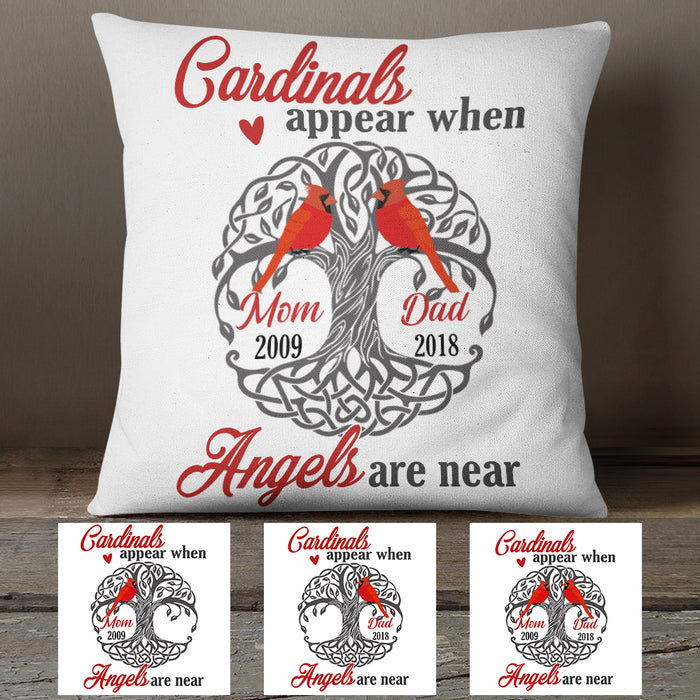 Personalized Angels Are Near Memorial Pillow SB235 30O34 (Insert Included) 1