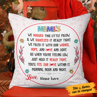 Personalized Grandma Hugged This  Pillow NB193 30O53 (Insert Included) thumb 1