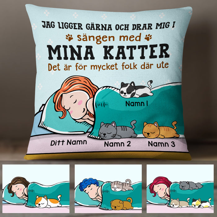 Personalized Swedish Cat Katt Pillow AP72 29O47 (Insert Included) 1