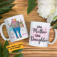 Personalized Mom Grandma Like Mother Like Daughter Mug AP21 30O58 thumb 1
