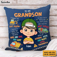 Personalized Gift For Grandson Construction Hug This Pillow 31017 thumb 1