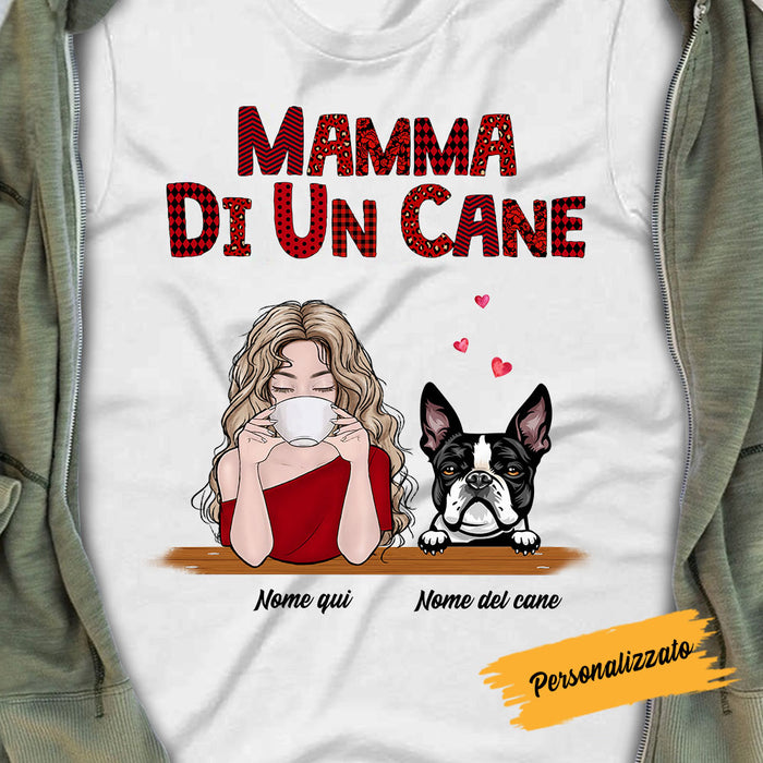 Personalized Dog Mom Cane Italian T Shirt AP171 30O58 1