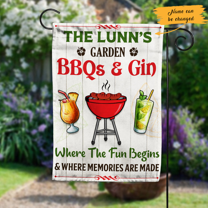 Personalized Fun And Memories Are Made Garden Gardening Flag AG192 67O47 1