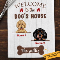 Personalized Dog House Kitchen Towel  DB181 67O34 thumb 1