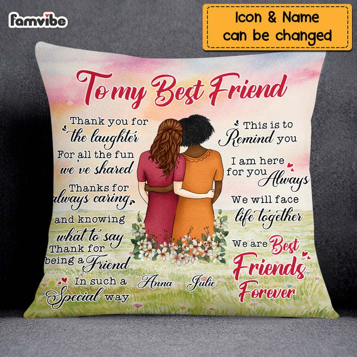 Personalized To My Friends Thank You For Pillow OB241 30O69 1