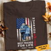 Personalized Husband & Wife Flag T Shirt JN192 81O34 1
