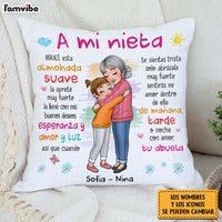 Personalized Gift For Granddaughter Spanish Hug This Pillow 30908 thumb 1