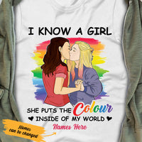 Personalized Colour LGBT Lesbian Love T Shirt SB151 65O53 thumb 1