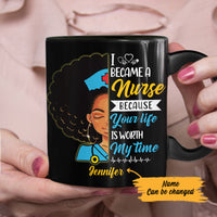 Personalized BWA Nurse Proud Mug JL273 27O57 thumb 1