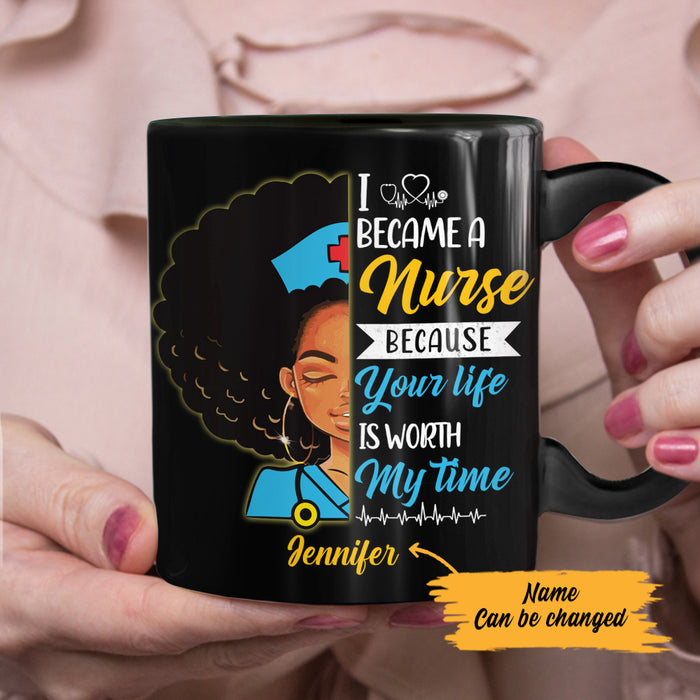 Personalized BWA Nurse Proud Mug JL273 27O57 1