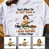 Personalized I Know Thing Dog And Guitar T Shirt JR282 67O36 thumb 1