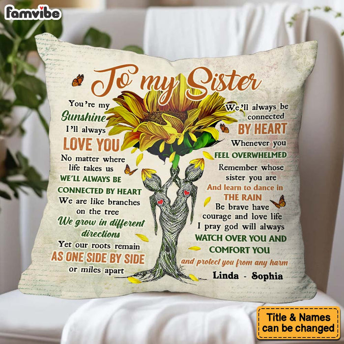 Personalized Gift For Friends To My Sister Pillow 30656 1