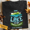 Personalized Lake Happy Place  T Shirt JN121 95O36 1