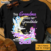 Personalized This Grandma Loves Her Grandkids To The Moon And Back Shirt - Hoodie - Sweatshirt 22702 thumb 1