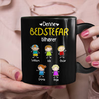 Personalized Grandma Grandpa Belongs Danish Bedstefar Bedstemor Mug AP64 81O34 thumb 1