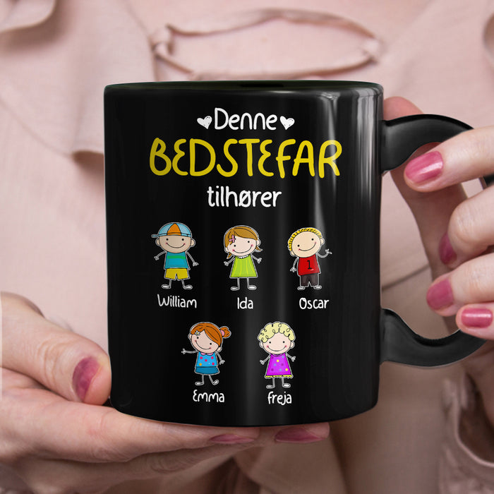 Personalized Grandma Grandpa Belongs Danish Bedstefar Bedstemor Mug AP64 81O34 1