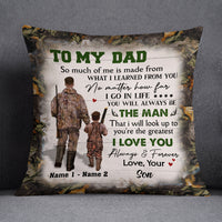 Personalized To My Dad Hunting Pillow MR102 67O57 (Insert Included) thumb 1