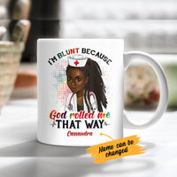 Personalized BWA Nurse I'm Blunt Mug AG121 26O53 thumb 1